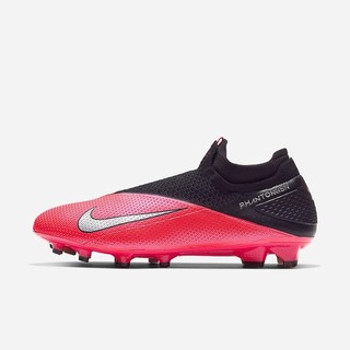 Ghete Fotbal Nike Phantom Vision 2 Elite Dynamic Fit FG Firm-Ground Barbati Rosii Negrii Metal Argin